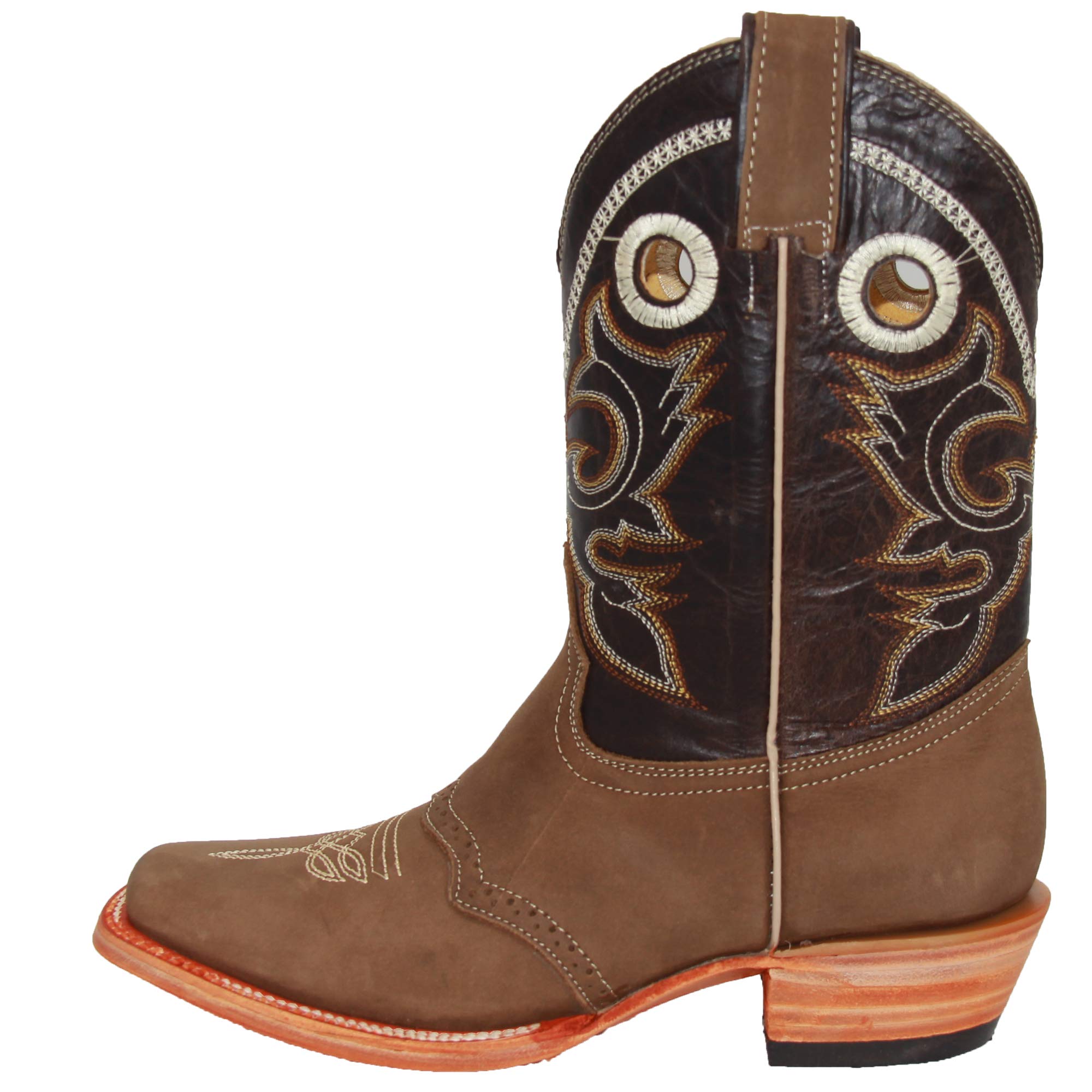 Women's Genuine Leather Cowboy Boots - Western Square Toe Rodeo Boots for Cowgirls | Perfect for Country Dancing, Rodeo Events & Western Fashion