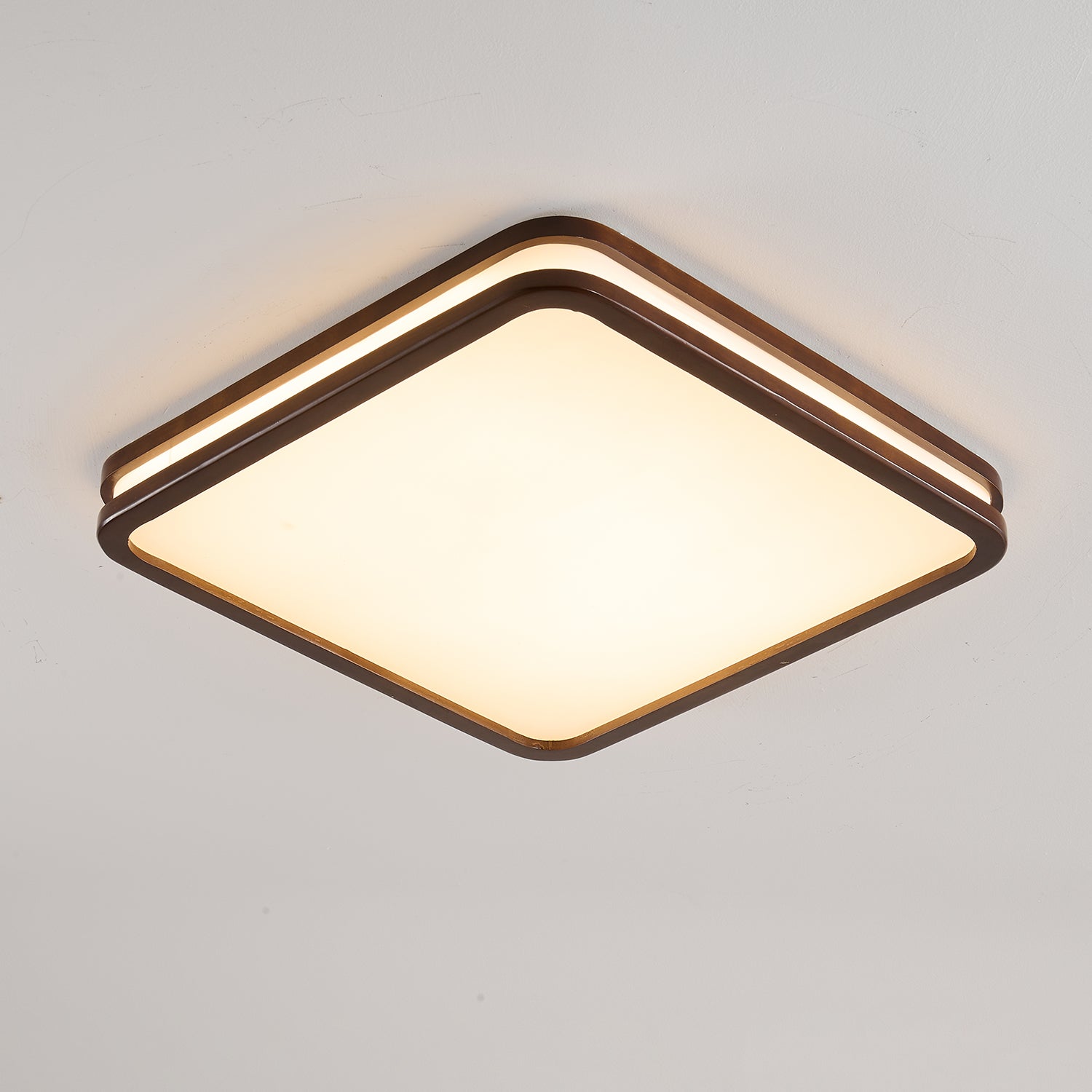 Cirro Modern Ceiling Light Fixture - Energy Efficient LED Flush Mount Lighting for Living Room, Bedroom, Kitchen & Hallway