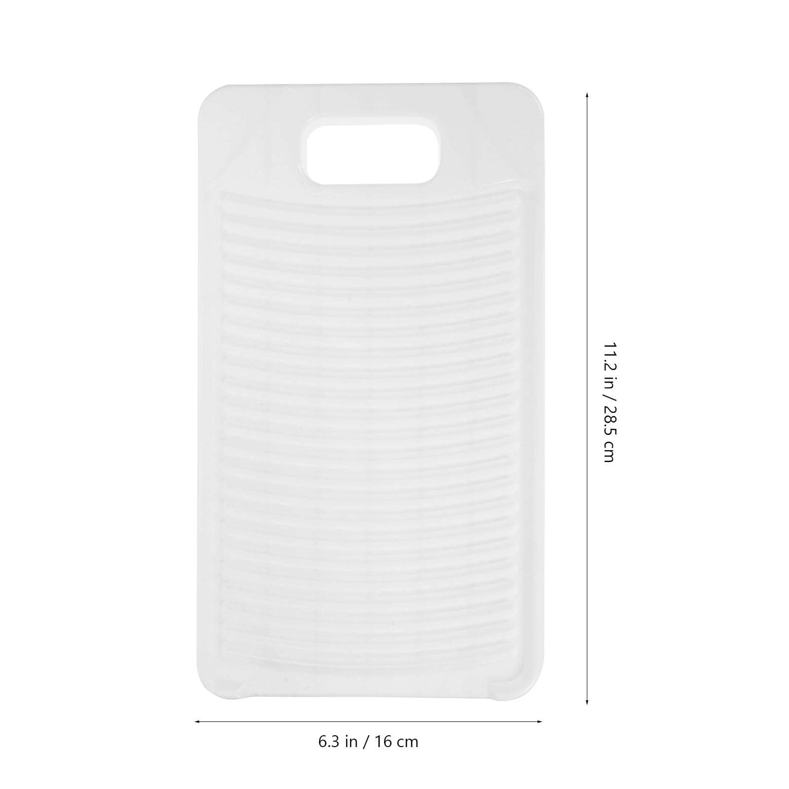 Amosfun Mini Plastic Washboard - 6x11 Inch Portable Hand Washing Board for Laundry, Delicates & Travel - Compact Household Cleaning Tool for Socks, Underwear & Small Clothes