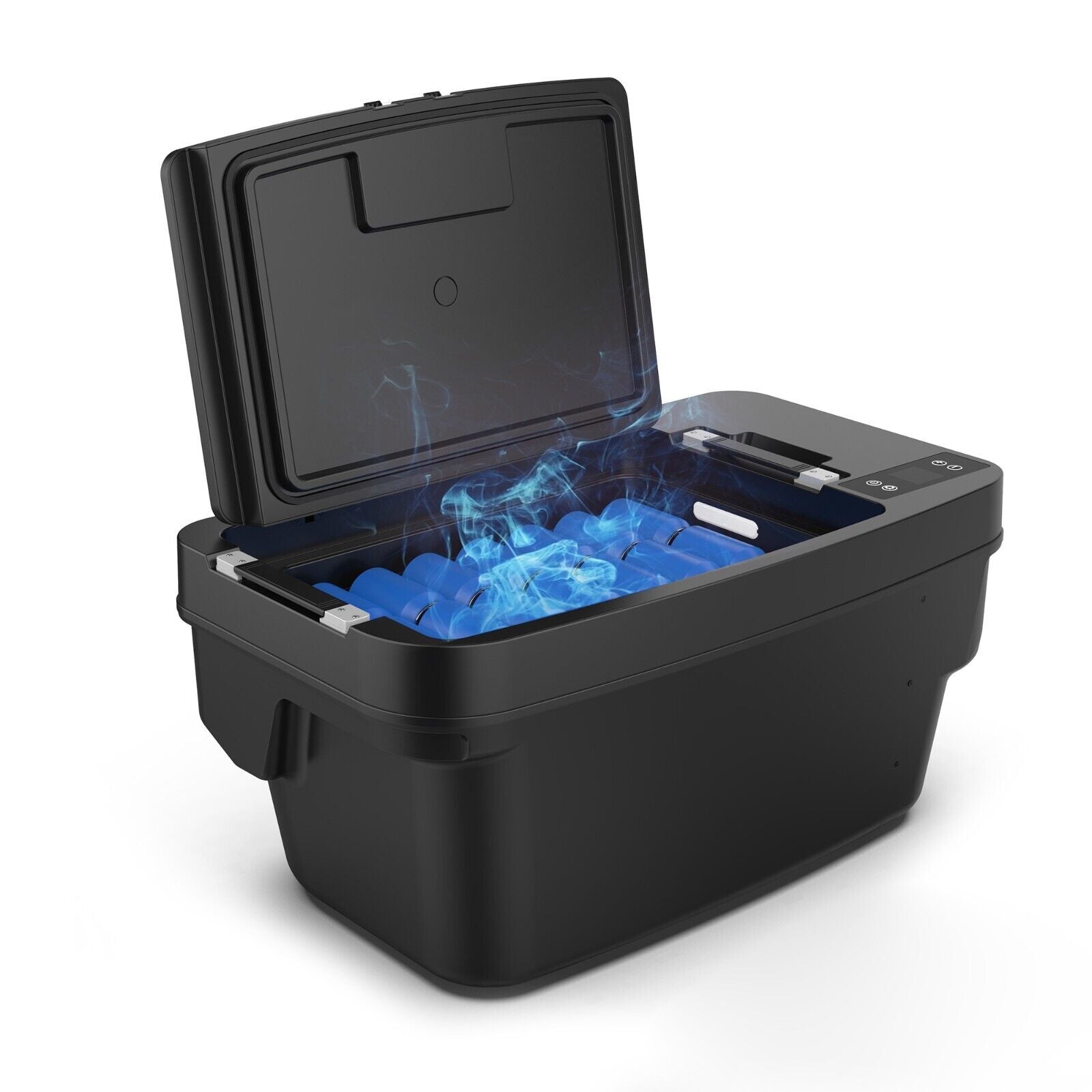 ACOPOWER 33L Portable Fridge Freezer for Tesla Model Y - 12V Car Refrigerator & Mini Cooler for Camping, Road Trips, Picnics & Outdoor Adventures