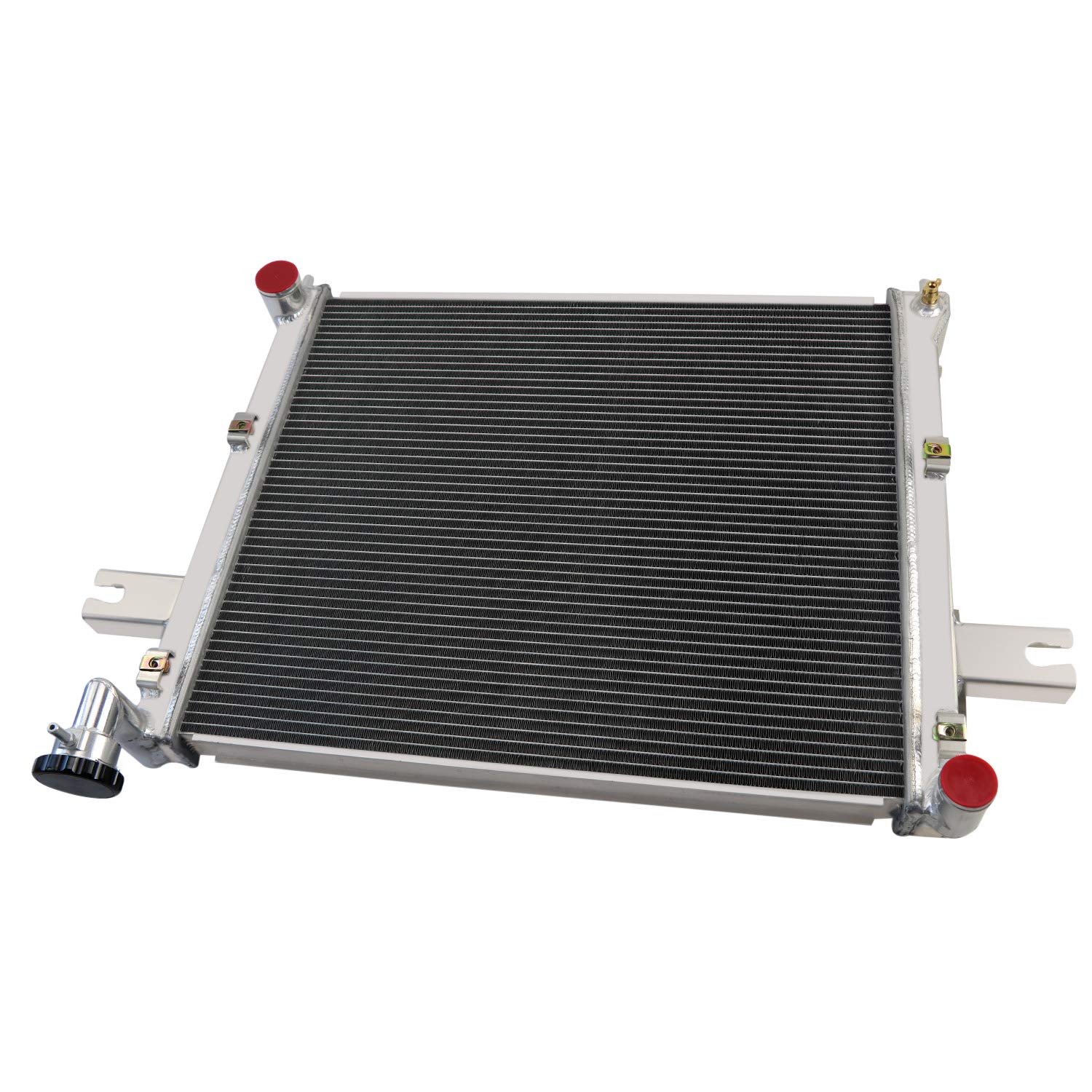 Alloyworks 3-Row Aluminum Radiator for 2005-2010 Jeep Commander & Grand Cherokee - Compatible with 3L, 3.7L, 4.7L & 6.1L V8 Engines - High-Performance Cooling for Off-Road & Towing
