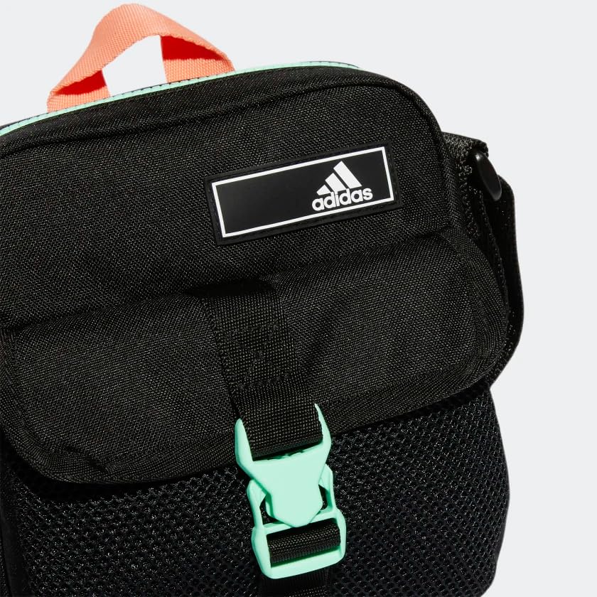 Adidas Amplifier 2 Festival Crossbody Bag for Women & Men - Lightweight Travel Waist Pack for Concerts, Festivals & Outdoor Activities