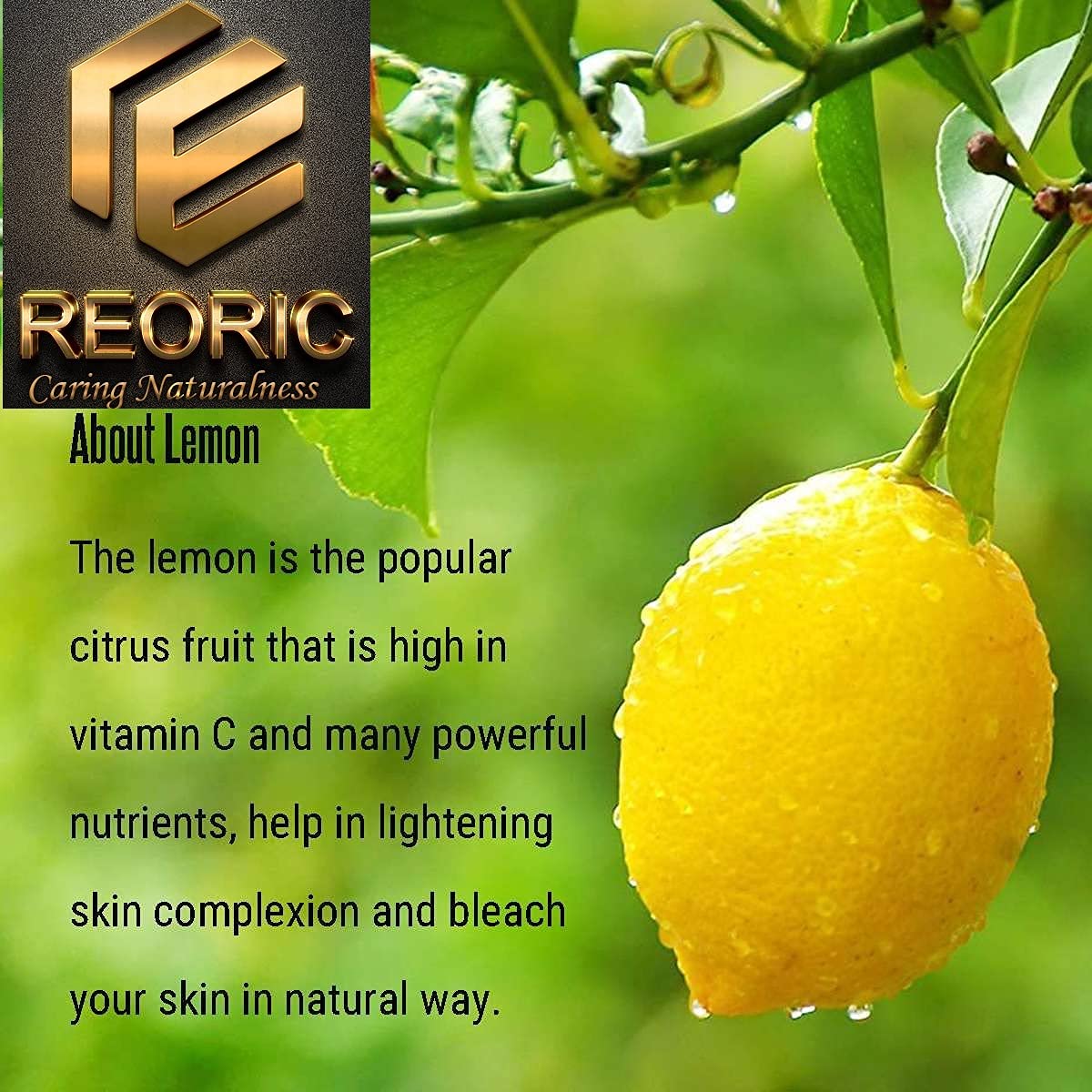 Organic Lemon Peel Powder for Face - 100% Natural Vitamin C Brightening Facial Mask & Skin Glow Treatment (100g) | DIY Skincare, Brightening Face Pack, Natural Exfoliator for Radiant Skin