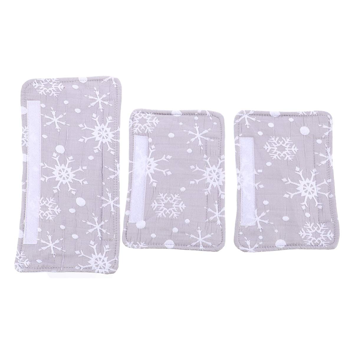OSALADI 3-Piece Christmas Refrigerator Handle Covers Set - Festive Kitchen Appliance Door Protectors for Fridge, Microwave & Dishwasher - Holiday Decor for Home & Party