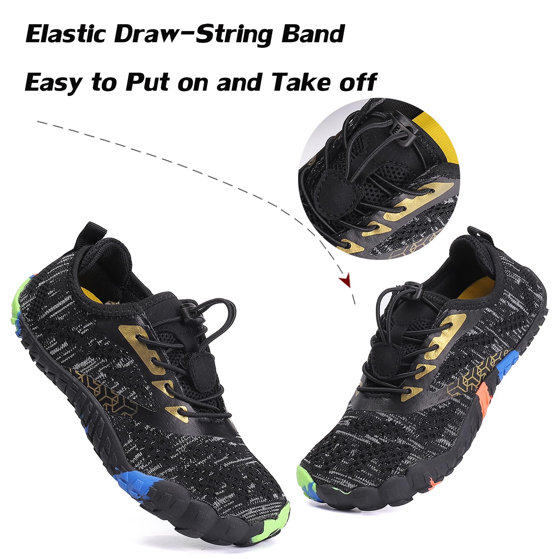 **DimaiGlobal Kids Barefoot Shoes for Boys & Girls - Trail Running Sneakers, Athletic Tennis Shoes for Toddler, Little & Big Kids - Perfect for Outdoor Play, Sports & Everyday Comfort**