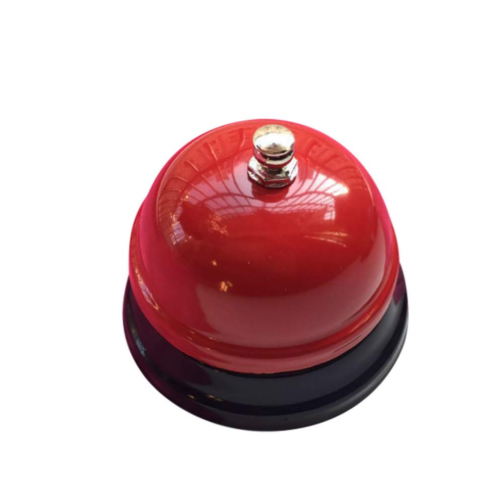 Ring Reception Counter Bar Service Metal Bell - Hotel Kitchen Desk Call Bell for Restaurant, Dining & Bar Kitchen - Durable Place Mat Sets (H, One Size) - Perfect for Hotels, Restaurants, Cafes, and Home Kitchens