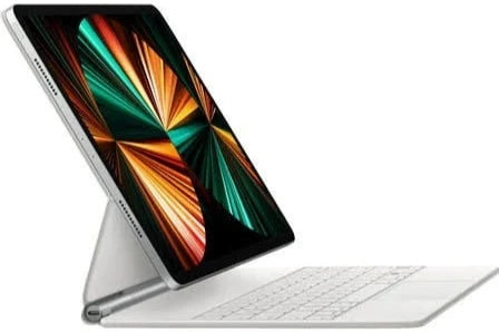 Apple Magic Keyboard for iPad Pro 12.9-inch (5th Gen) - White (MJQL3LL/A) | Slim Design with Built-in Trackpad | Perfect for Work, Study & Creative Projects