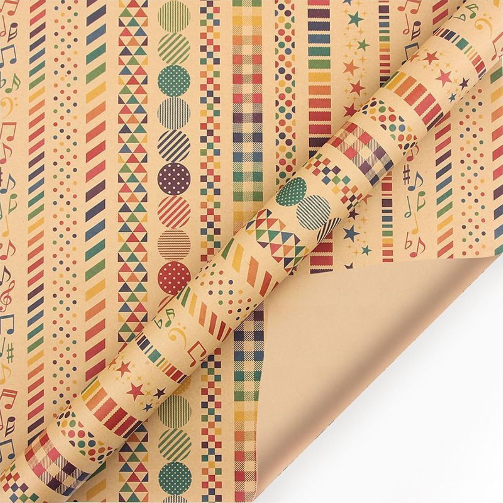6-Pack Christmas Wrapping Paper Set - 27.5