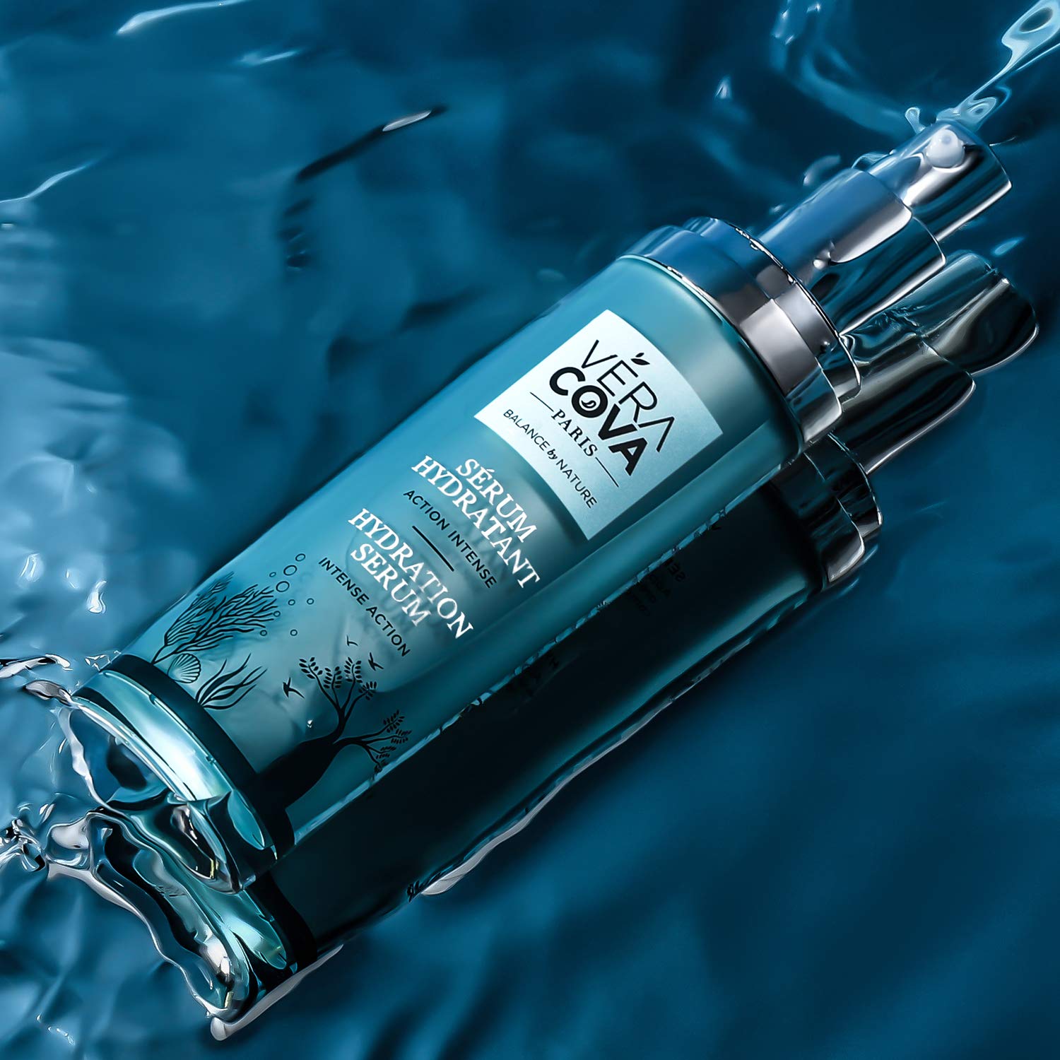 Veracova Hydration Serum - Intense Action Hydrating Facial Serum for Dry Skin | Ultra Repair Moisturizer with Hyaluronic Acid | Day & Night Use for Glowing Skin