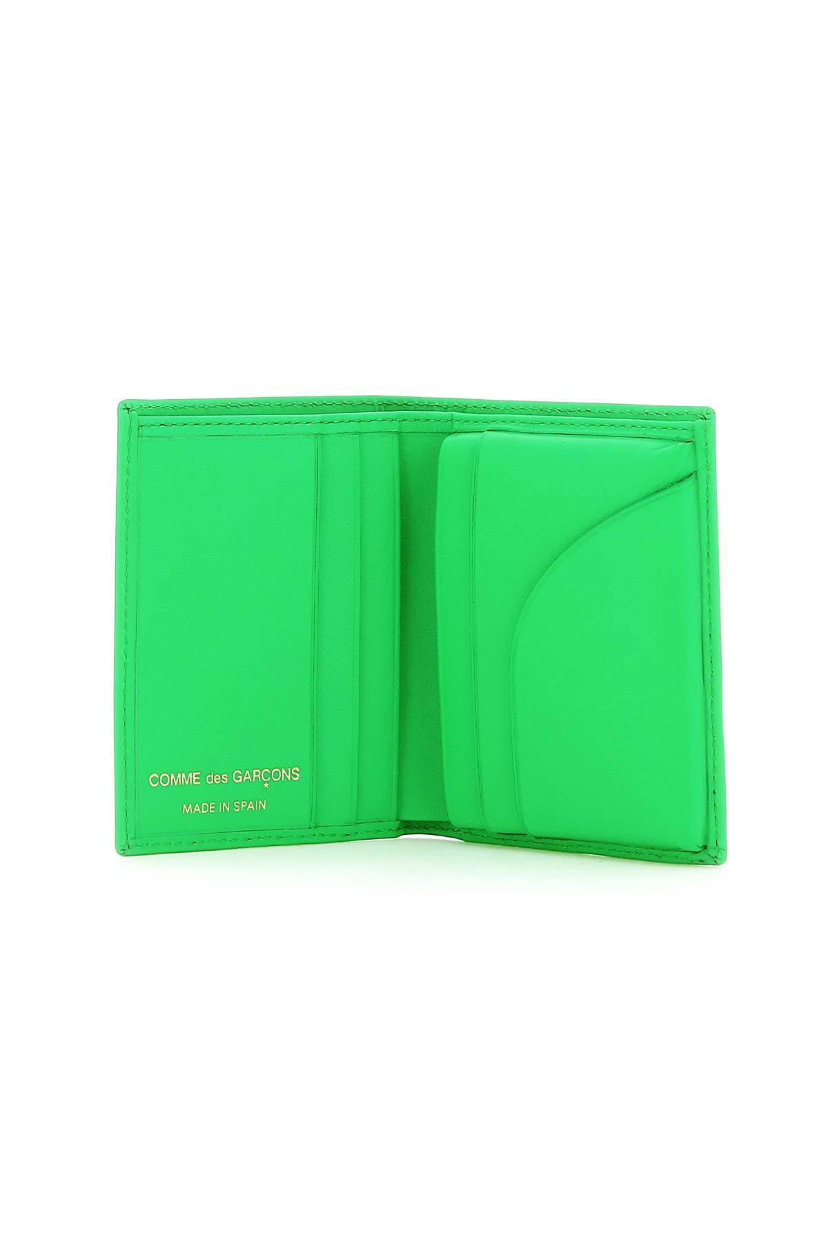 Comme des Garcons Genuine Leather Small Bifold Wallet for Men - Stylish & Compact Card Holder for Everyday Use & Travel