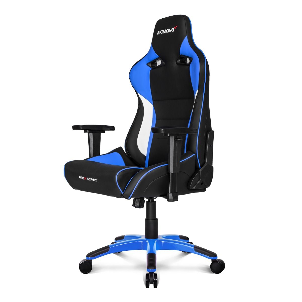 AKRacing ProX Ergonomic Gaming Chair with Adjustable Lumbar Support - Blue - Perfect for PC, Console Gaming & Home Office