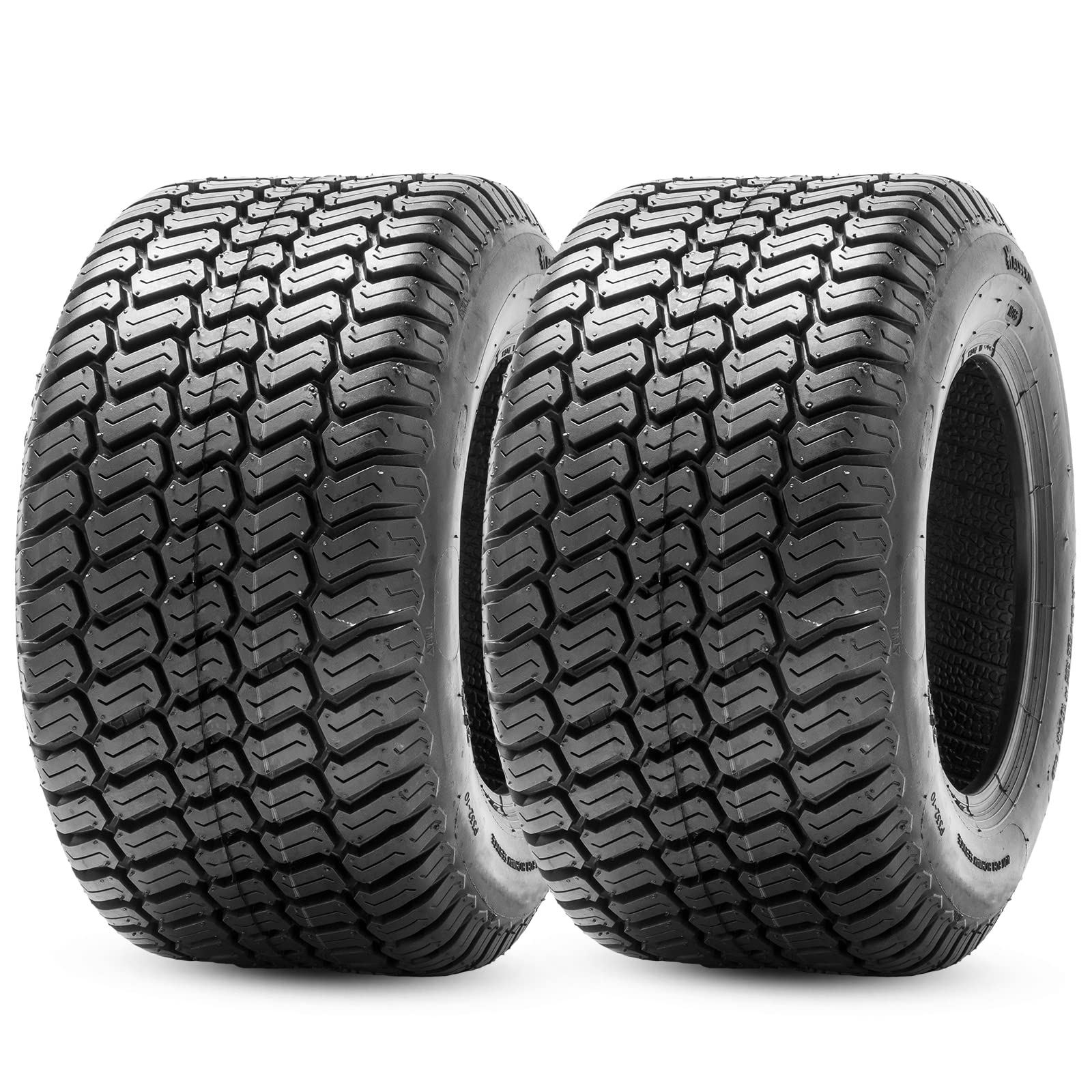 HALBERD 2-Pack 24x12.00-12 Tubeless Lawn Mower Tires 4PR Turf Saver - Heavy Duty Garden Tractor Tires for Riding Mowers, Zero-Turn Mowers & Yard Equipment - Perfect for Lawn Care, Landscaping & Commercial Use