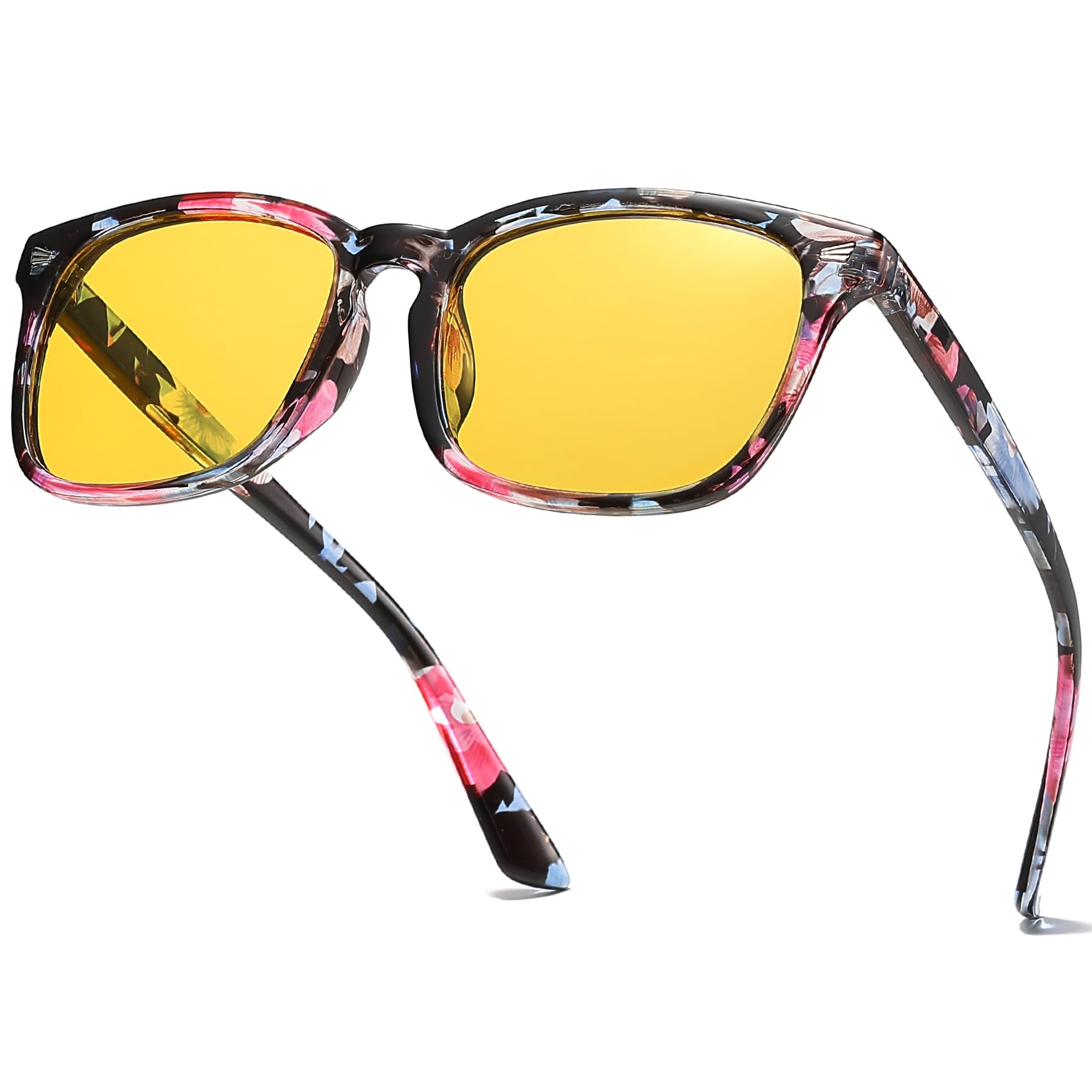 Night Vision Glasses for Men & Women - Polarized Anti-Glare HD Driving Glasses | Perfect for Night Driving, Safety & Outdoor Activities