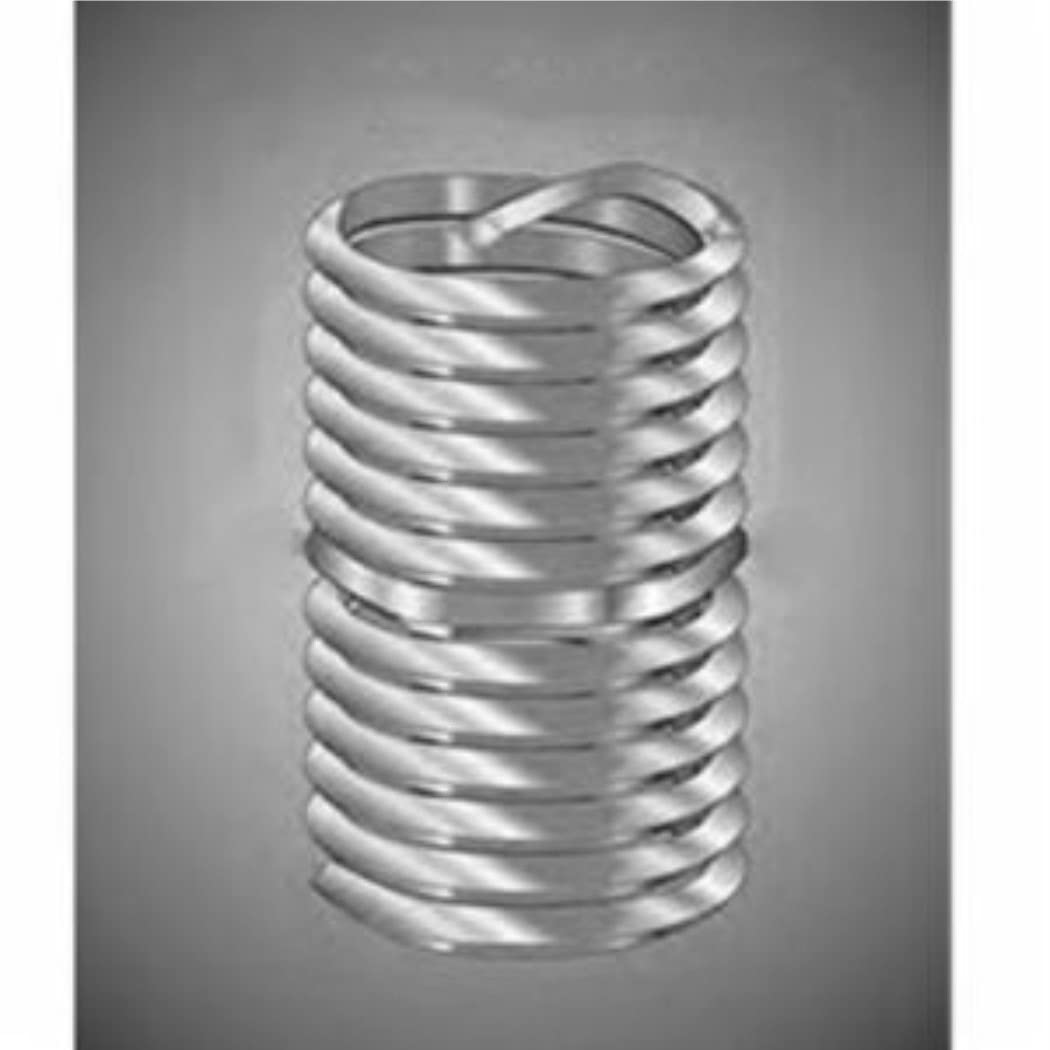 Recoil 15242MA Tanged Screw-Locking Coil Threaded Insert - Helical M24x3 Metric Coarse Thread - 24mm Length - 304 Stainless Steel - for Automotive, Machinery & Industrial Equipment Repair