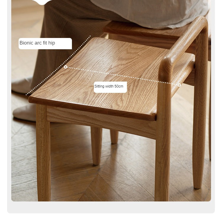 Solid Oak Wood Modern Coffee Table - Stylish & Durable Living Room Furniture for Home Decor & Entertaining