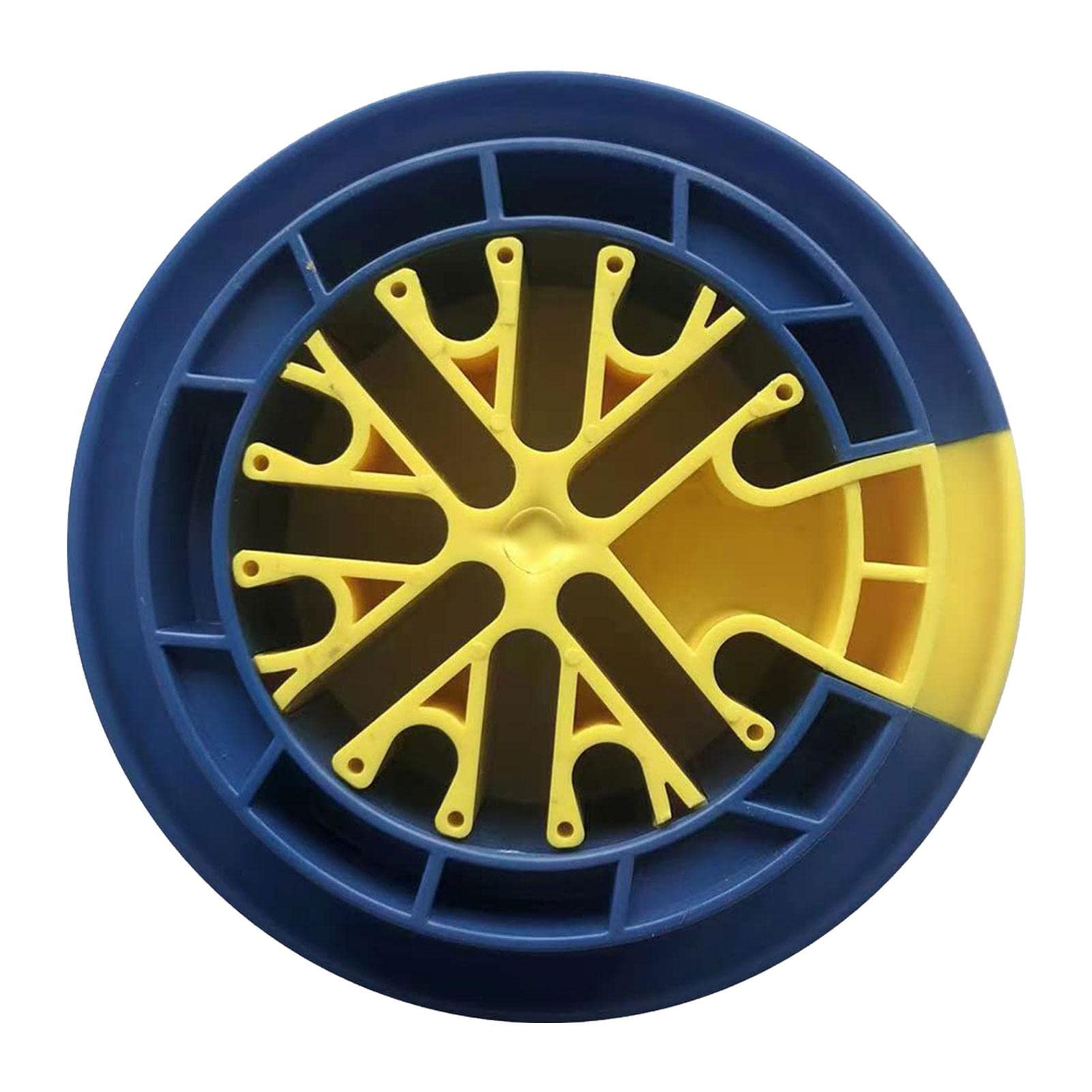Professional Cable Comb Organizer Tool - Cord Management Kit for Wires & Cables (Blue/Yellow) | Perfect for Home Office, Gaming Setup & Server Room Organization | Portable Cable Dresser & Bundler for Neat Wire Arrangement