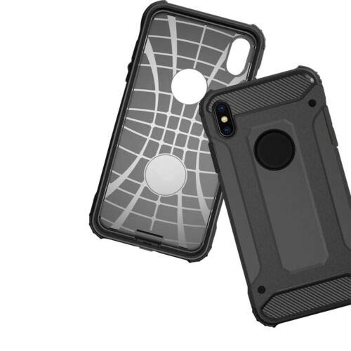 SuperGuardZ Heavy Duty Slim Shockproof Protective Case for iPhone Xs/iPhone X - Military Grade Armor Cover [Black] | Perfect for Outdoor, Travel & Everyday Protection