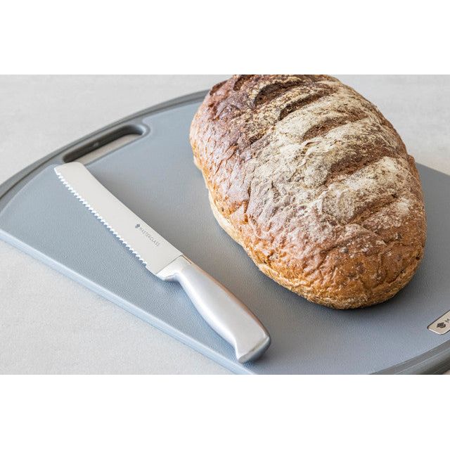 Premium Acero Stainless Steel 8-Inch Bread Knife - Professional Serrated Blade for Slicing Bread, Cakes & Pastries - Perfect for Home Baking & Restaurant Use