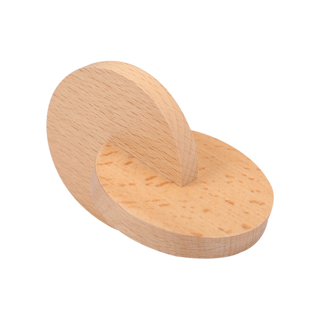 Montessori Wooden Baby Teething Toys - Detachable Interlocking Discs for Sensory Play & Early Learning | Safe & Natural Teether for Infants & Toddlers | Perfect for Home, Daycare & Travel Use