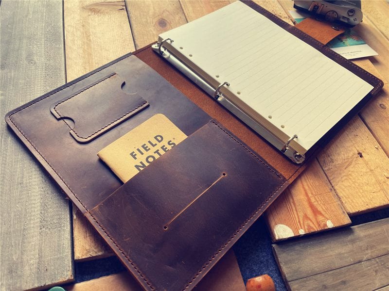 Personalized Vintage Brown Refillable Leather Journal - Handmade Writing Notebook for Travel, Diary & Sketching - Perfect Gift for Writers & Artists