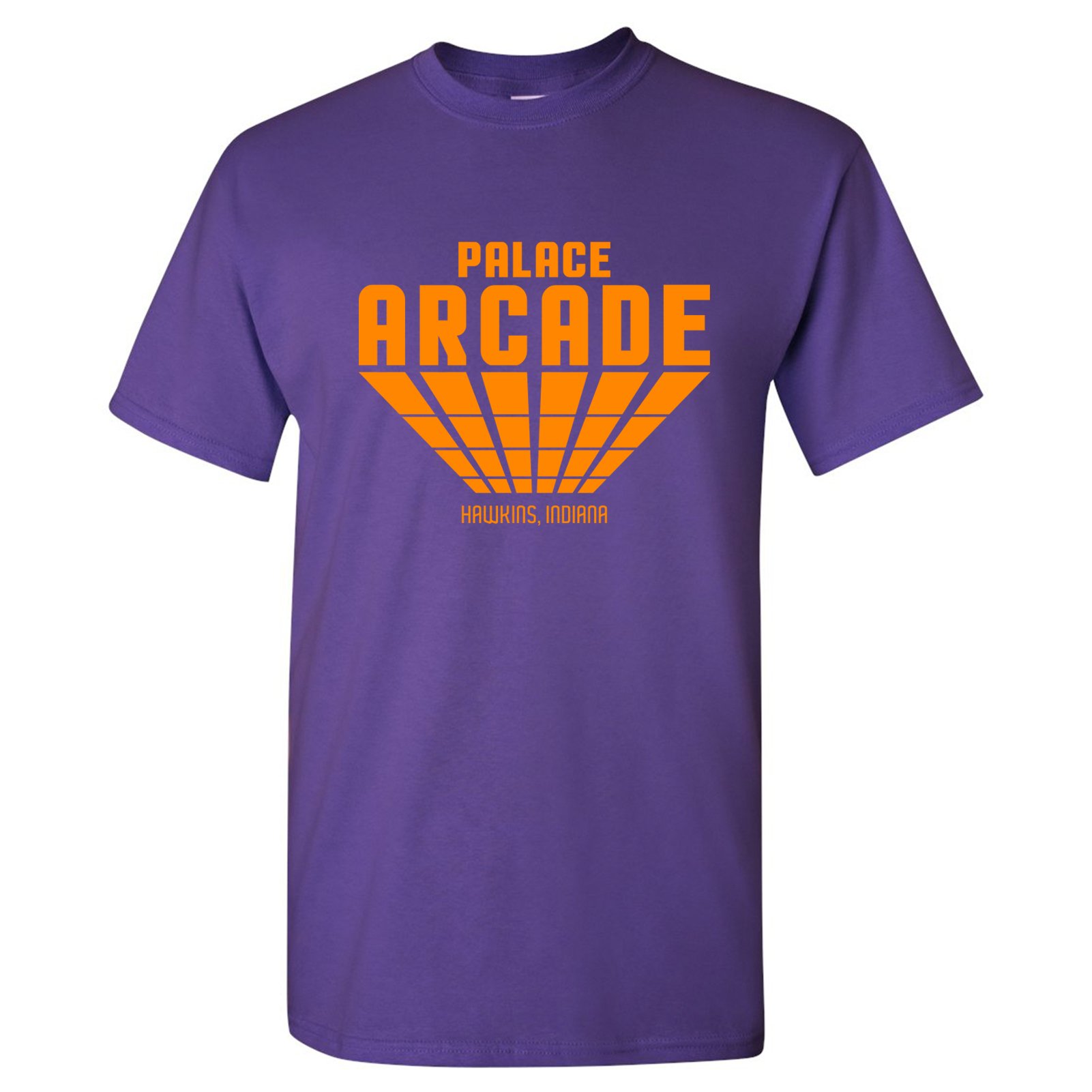 UGP Campus Apparel Palace Arcade - Hawkins Indiana Gamer T-Shirt | Vintage 80s Inspired Gaming Tee for Men & Women | Perfect for Cosplay, Comic Con & Retro Gaming Events