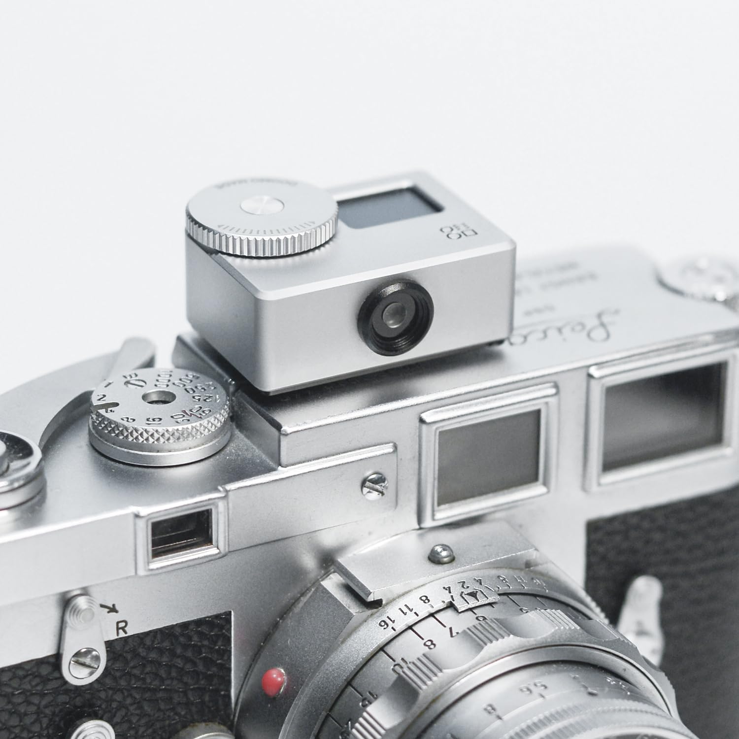 OLED Light Meter S - New Screen Design for Vintage Cameras | Real-Time & One-Button Metering | Perfect for Film Photography & Analog Camera Enthusiasts (Chrome)