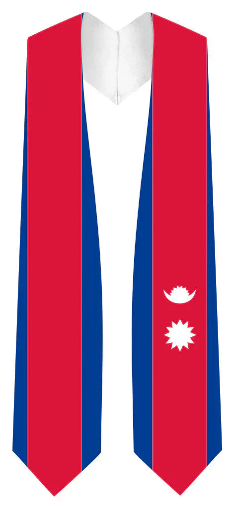 International Flag Graduation Stole - Multicolor Sash for Graduation Ceremony - Perfect for High School & College Commencement