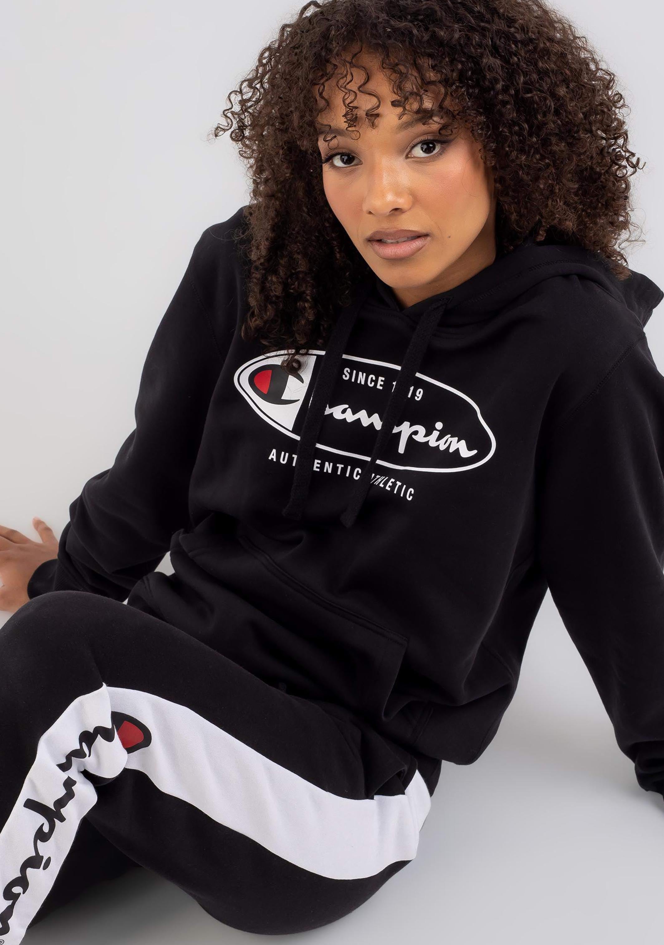 Champion Men's SPS Graphic Print Hoodie Sweatshirt - Casual Pullover for Streetwear, Gym & Everyday Comfort
