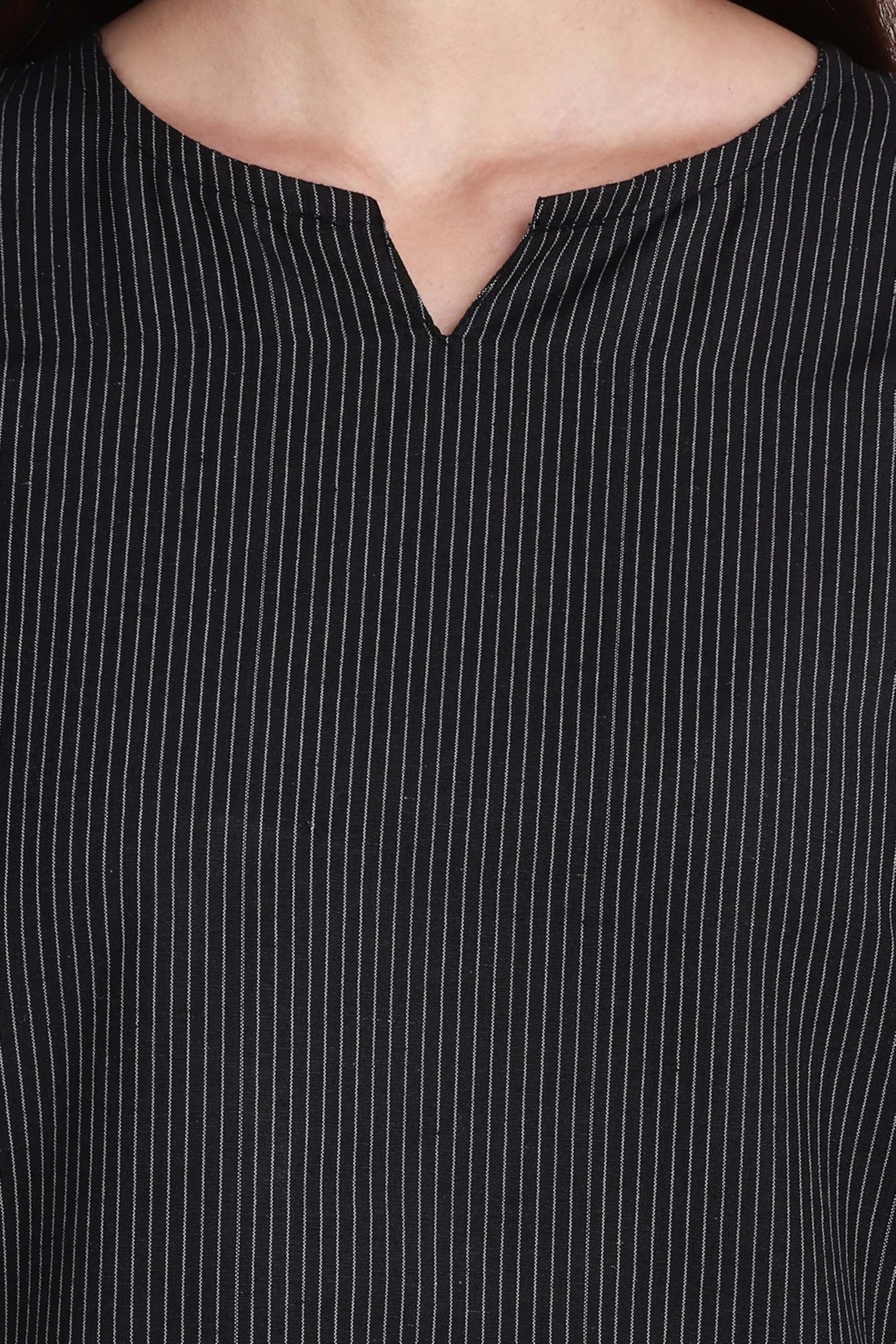 FELISIA Women's Striped Casual T-Shirt - Soft Cotton Summer Blouse for Everyday Wear, Office & Outings