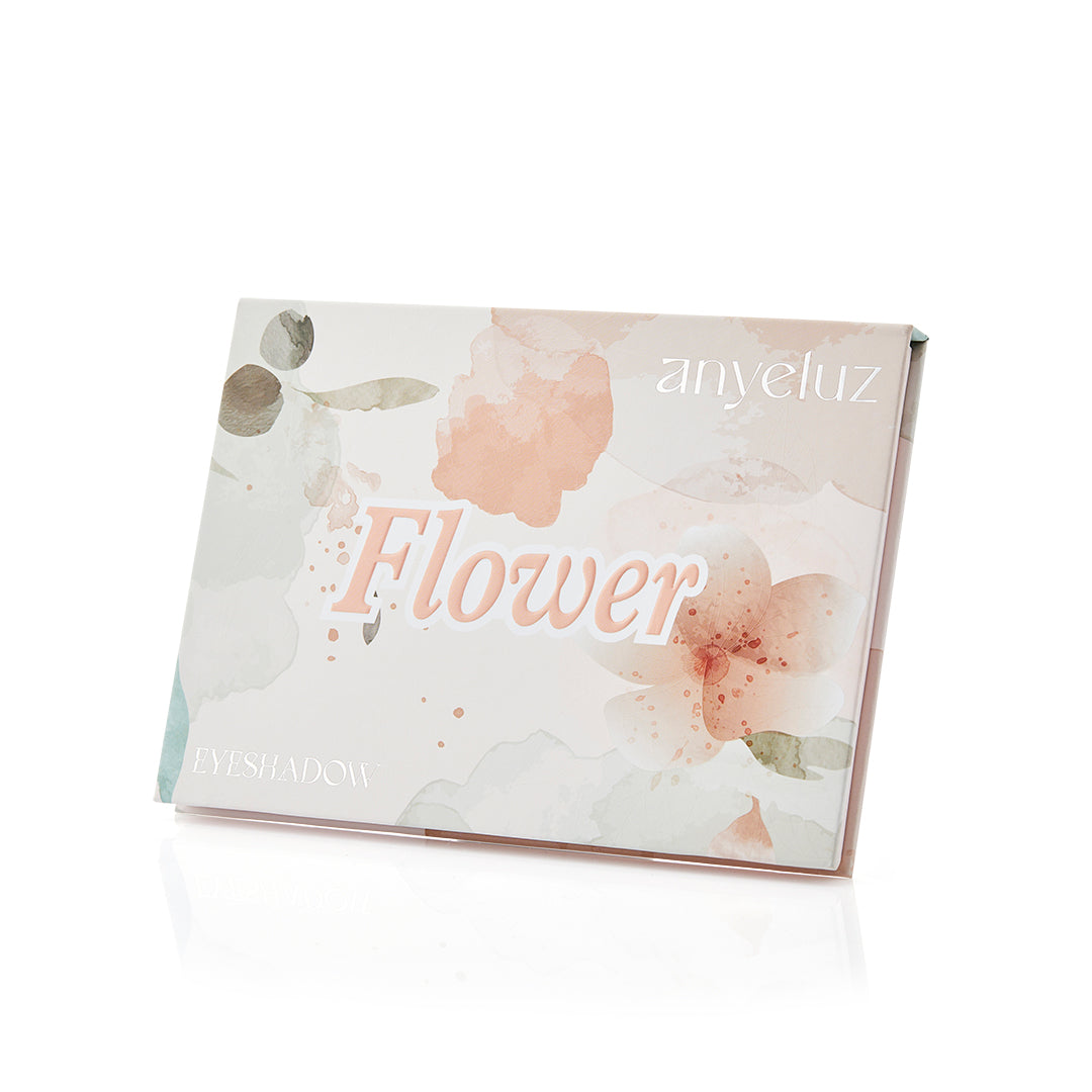 Flower Anyeluz Eyeshadow Palette - Vegan & Cruelty-Free Makeup Palette with 12 Highly Pigmented Shades for Day & Night Looks | Perfect for Professional Makeup Artists & Beginners | Ideal for Parties, Weddings, and Everyday Wear