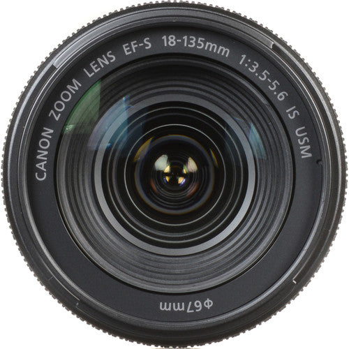 Canon EF-S 18-135mm f/3.5-5.6 IS USM Zoom Lens with 67mm Filter Kit Bundle - Professional DSLR Camera Lens for Portrait, Travel & Wildlife Photography (White Box)