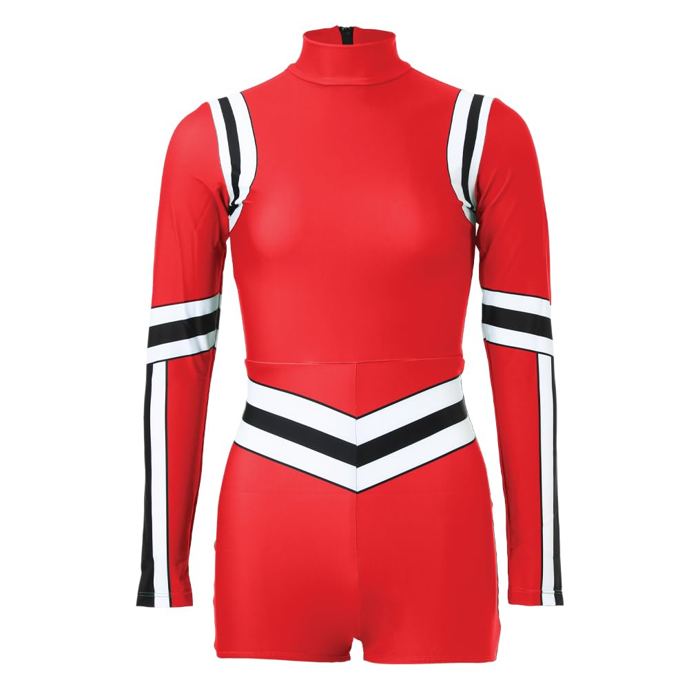 Women's Unite Cheer-Inspired Dance Costume Biketard - Cheerleading, Dance Performance & Competition Outfit for Gymnastics, Aerobics & Team Sports