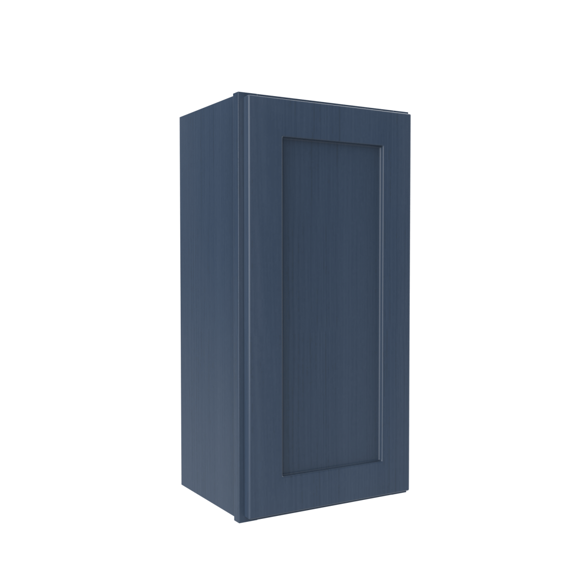 30 Inch Wall Cabinet - 15W x 30H x 12D Blue Shaker Style Kitchen Storage | Perfect for Bathroom, Laundry Room & Garage Organization