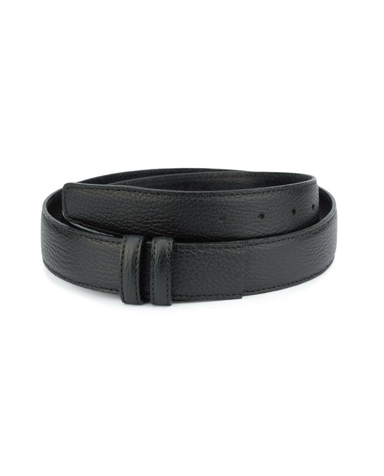 Genuine Black Leather Belt Strap for Ferragamo Replacement - 35mm Adjustable Width - Perfect for Dress Pants, Jeans & Formal Occasions