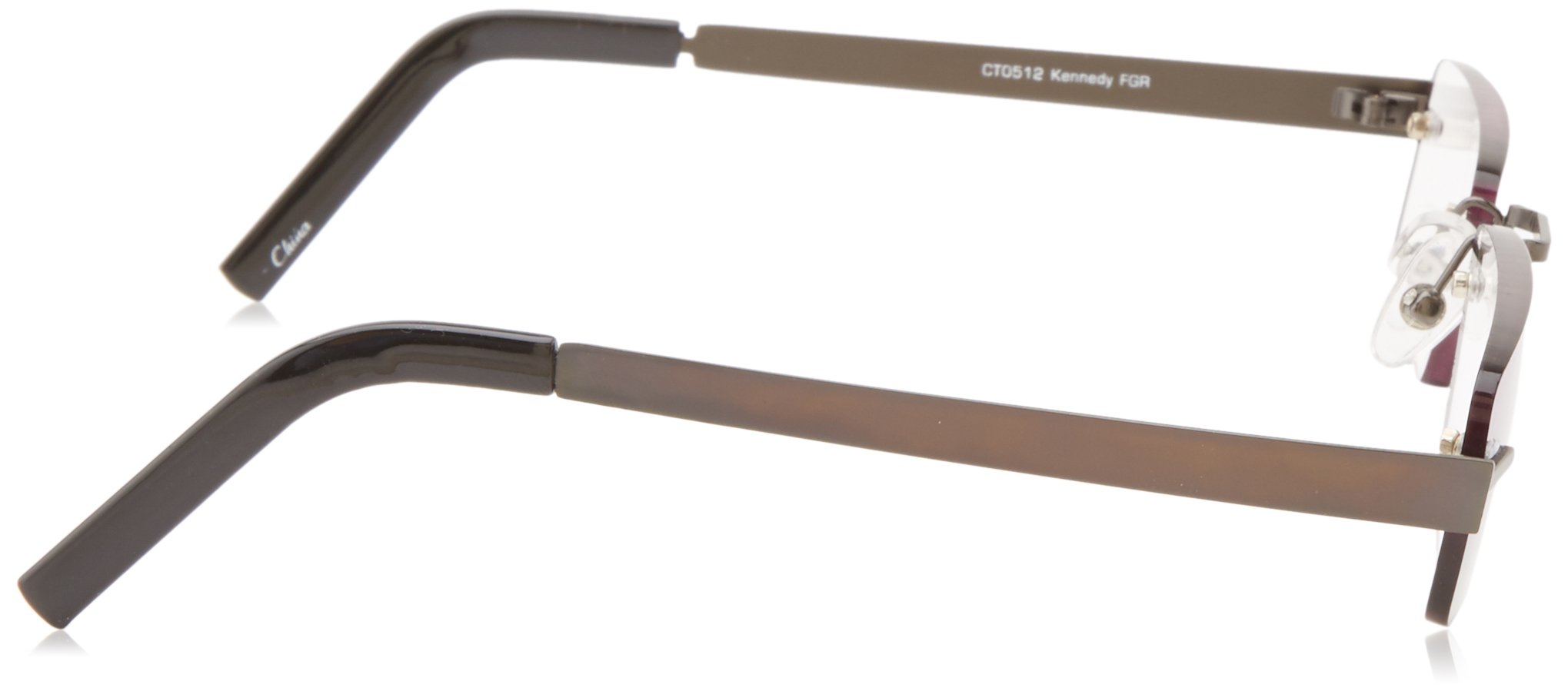 Foster Grant Men's Kennedy Square Reading Glasses +1.00 to +4.00 Strength – Lightweight & Durable for Office, Reading & Computer Use