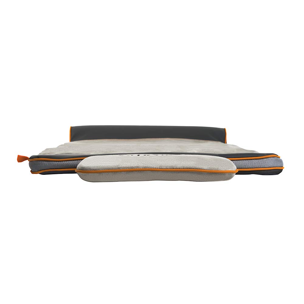 Homedics Silver Yoga Mat with Air Compression & 3 Intensity Levels - Premium Back & Lumbar Support for Stretching, Fitness & Home Workouts - Ideal for Yoga, Pilates & Physical Therapy Recovery