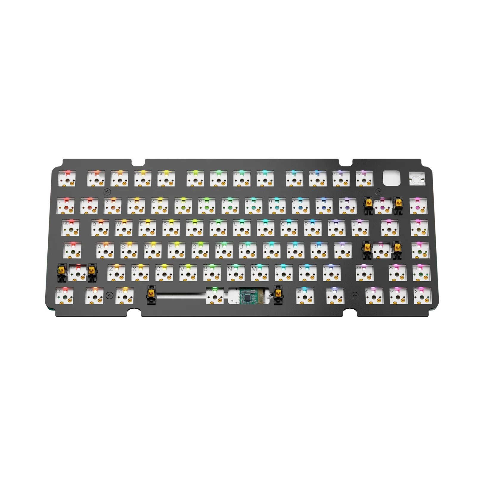 GMMK 3 75% ANSI Aluminum Switch Plate - Black | Mechanical Keyboard Upgrade for Gaming & Typing | Compatible with Custom Keyboard Builds