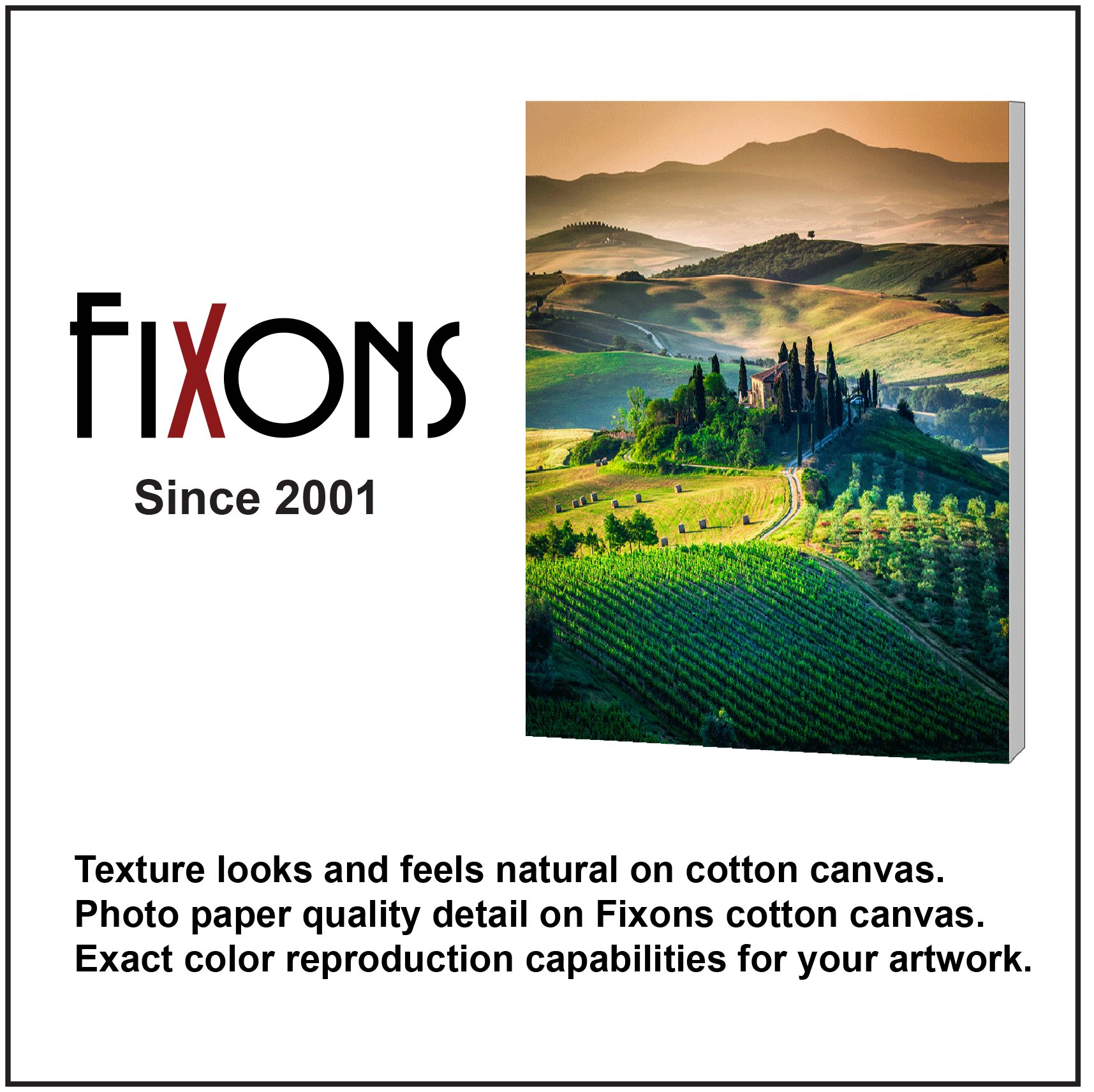 Premium Satin Canvas Roll for Canon Inkjet Printers - 36