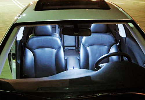 4-Pack Cool White 9 SMD 42mm 578 211-2 LED Bulbs - Super Bright Interior Dome & Map Lights Replacement for Cars, Trucks, SUVs - Perfect for Night Driving and Cabin Illumination