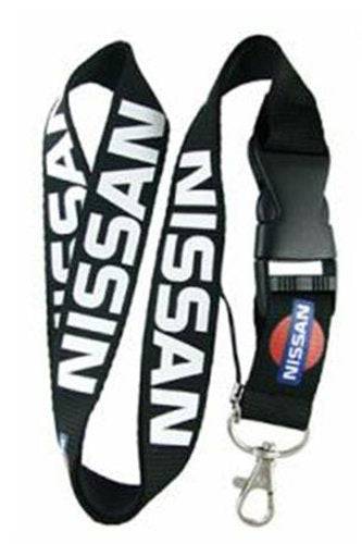 Original Nissan Lanyard with Logo - Black with White, Blue & Red Branding - Perfect for ID Badges, Keys & Event Passes at Work or School