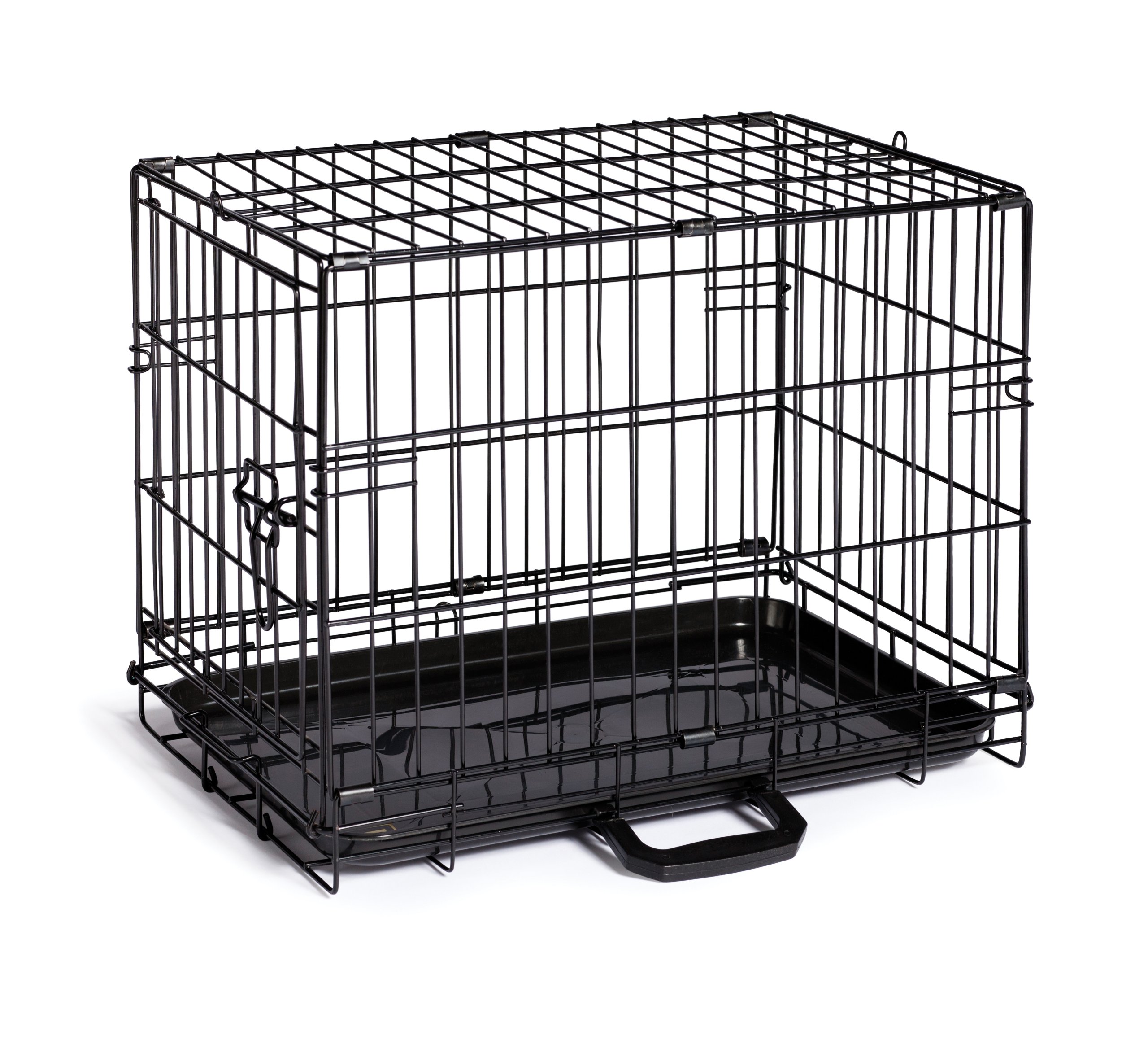 Portable XX-Small Single Door Dog Crate for Travel & Home Use - Lightweight Pet Carrier for Small Dogs & Puppies | Perfect for Car, Camping & Vet Visits