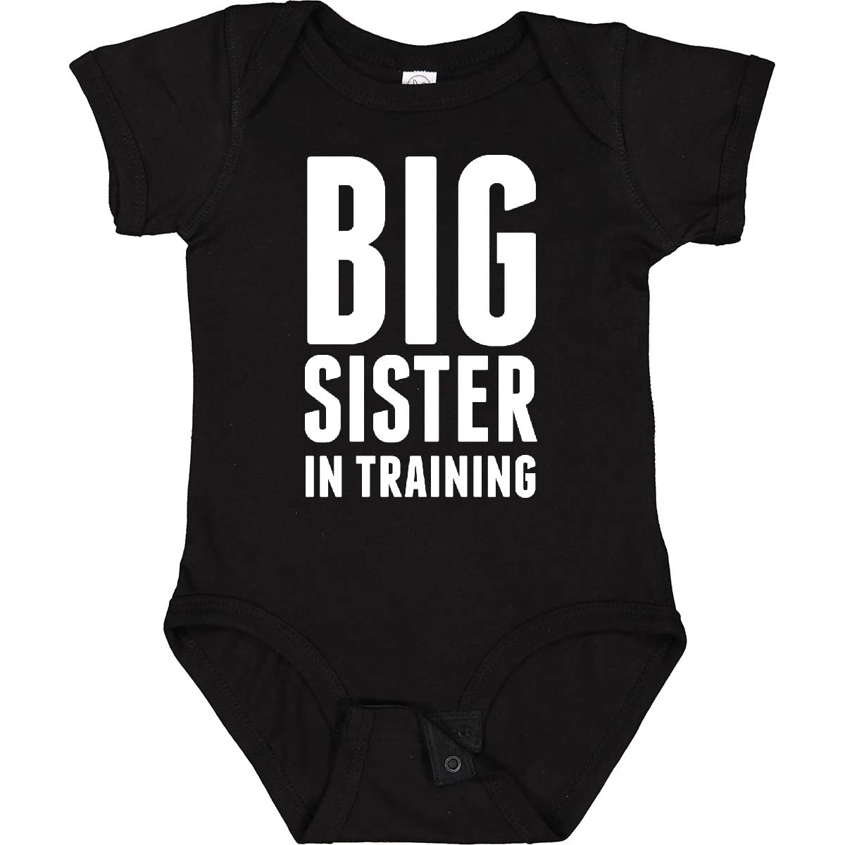 Inktastic Big Sister in Training Baby Bodysuit - Cute & Comfortable Infant Onesie for Newborns & Toddlers - Perfect for Sibling Announcement, Family Photos & Special Occasions