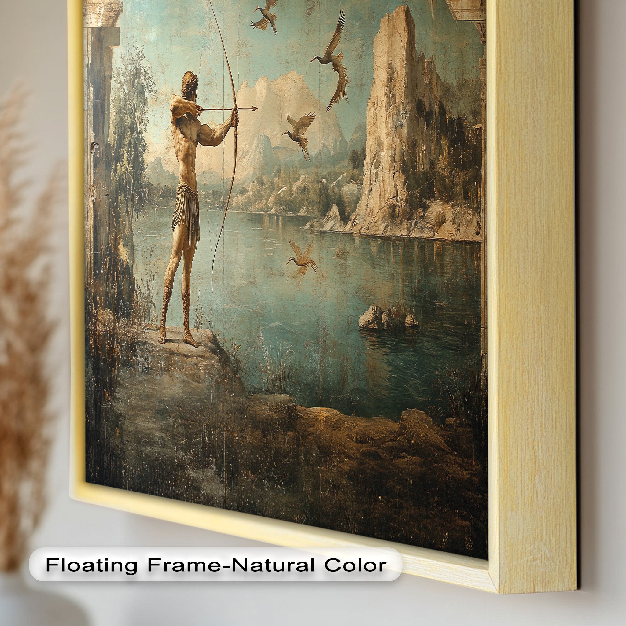 Apollo's Aim - Greek Mythology Oil Painting Artwork for Home Decor & Wall Art | Perfect for Living Room, Bedroom, or Office