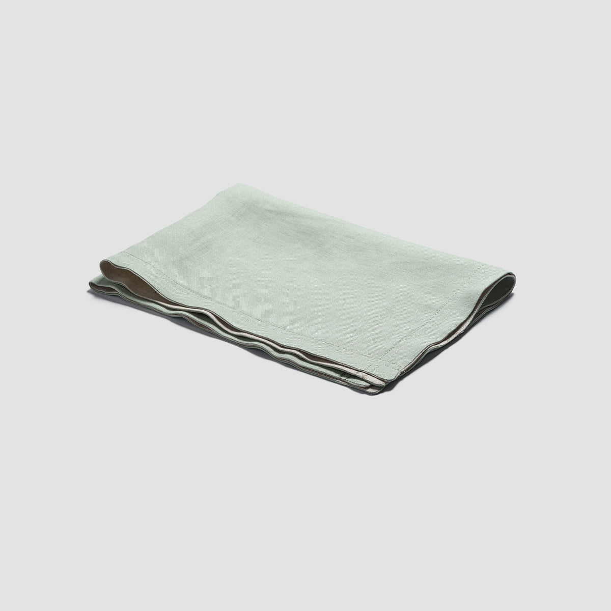 Premium Sage Green 100% Linen Placemats - Set of 4 Natural Fiber Table Mats for Dining, Kitchen & Home Decor