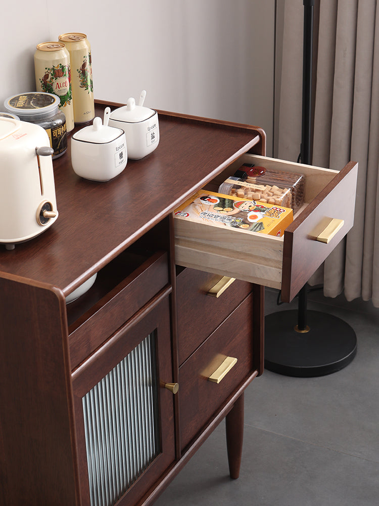 Katherine Cabinet Buffet Sideboard - Japanese Kyoto Style Scandinavian Modern Dining Room Storage Furniture for Living Room, Entryway & Kitchen