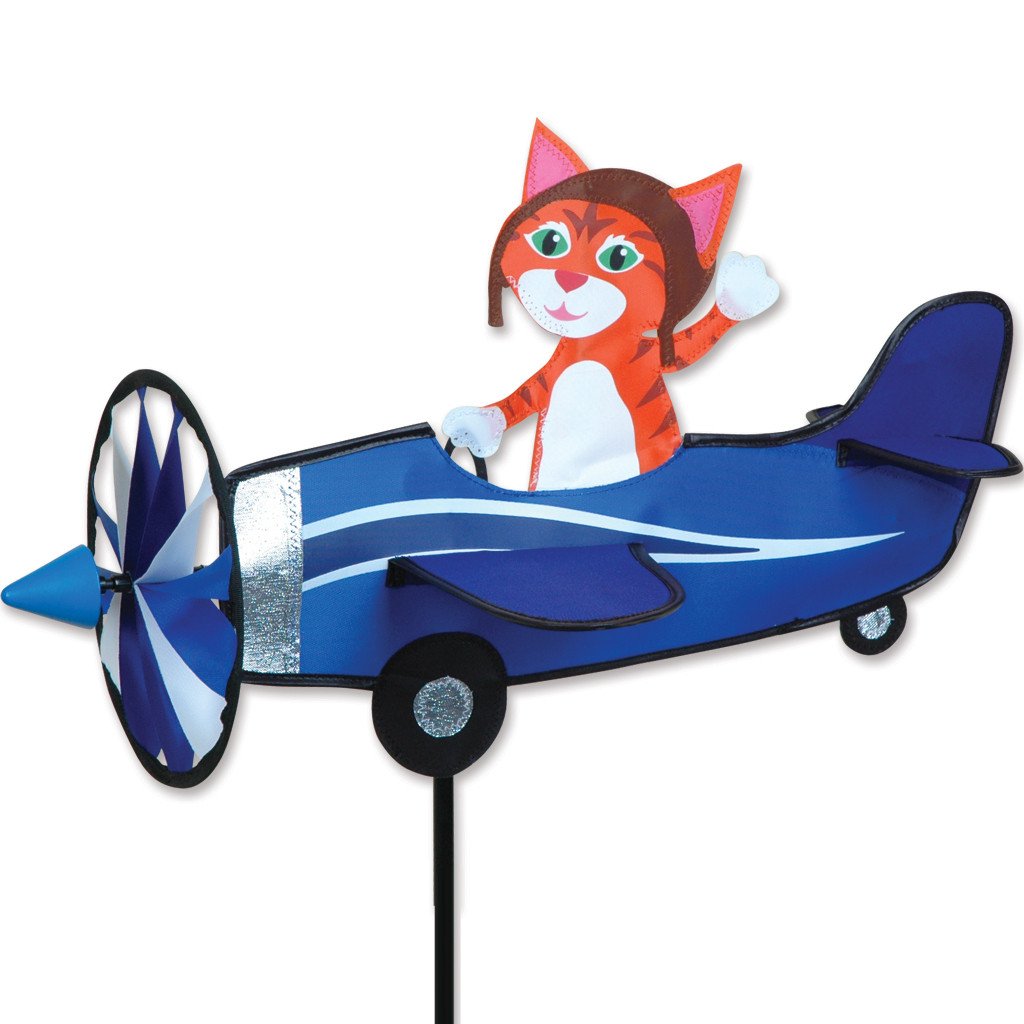 Pilot Pal Spinner Fidget Toy - Orange Cat Design for Stress Relief & Focus | Perfect for Office, School & Travel