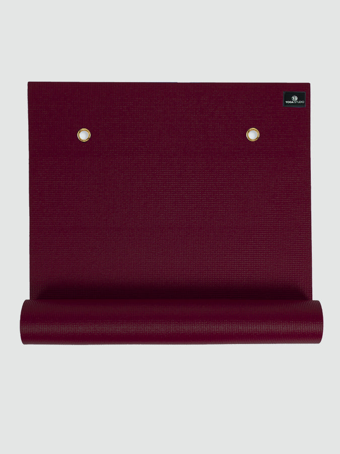 Premium 6mm Thick Non-Slip Yoga Mat with Eyelets - Ideal for Hot Yoga, Pilates & Home Workouts - Perfect for Studios & Beginners