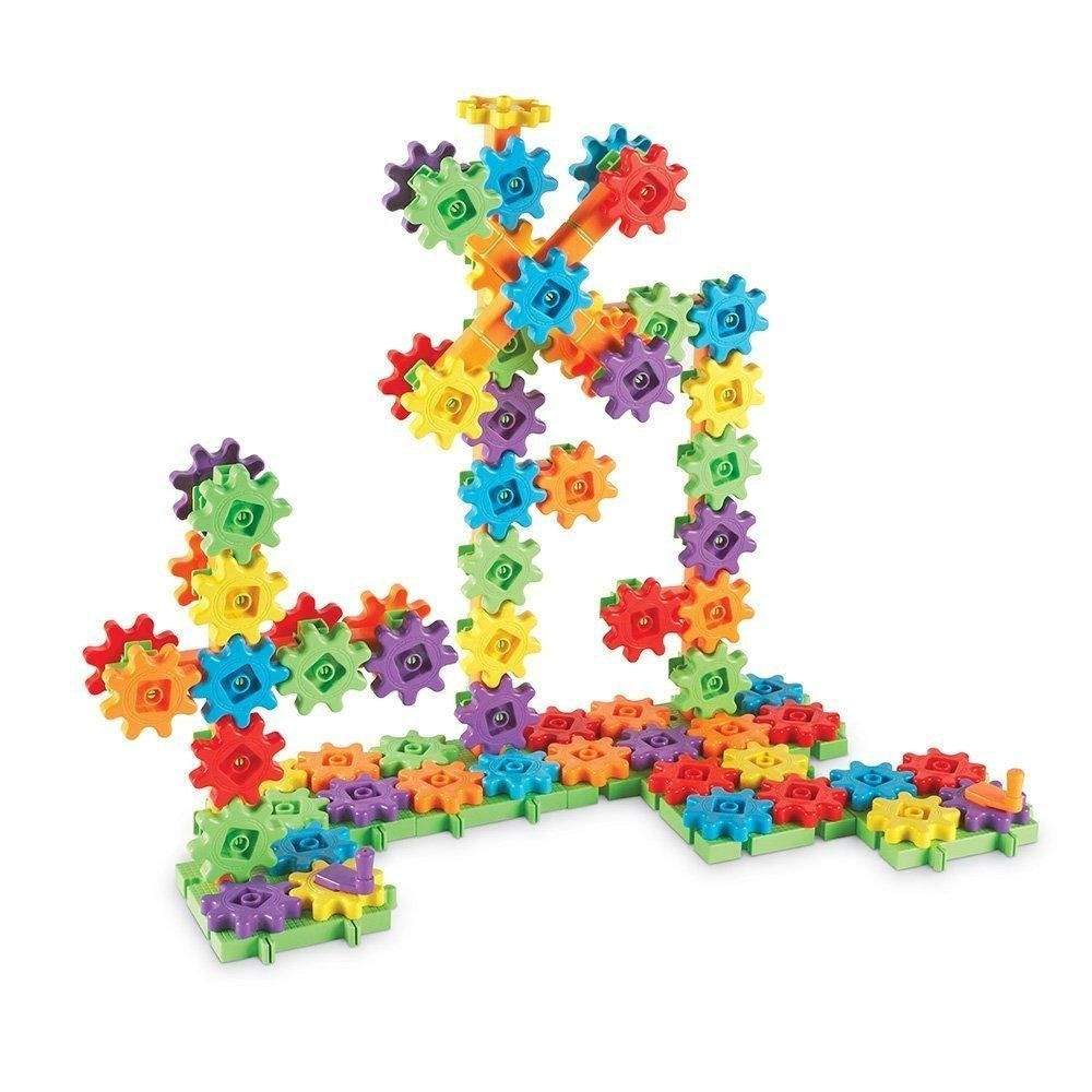 Gears! Gears! Gears!® Super Building Set - 150 Piece STEM Construction Toy for Kids Ages 3+ | Creative Learning & Educational Play for Preschoolers | Perfect for Classroom, Birthday Gifts & Family Bonding Activities