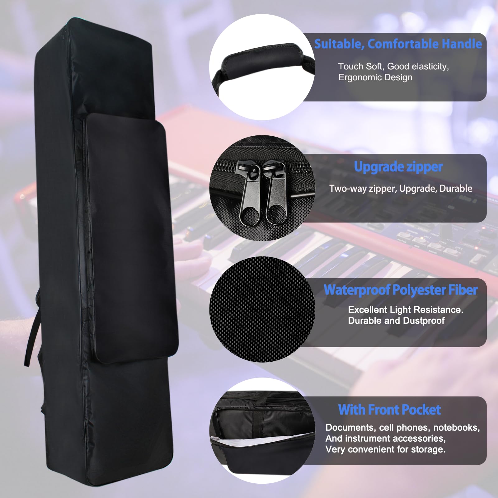 88-Key Keyboard Case - 53.5