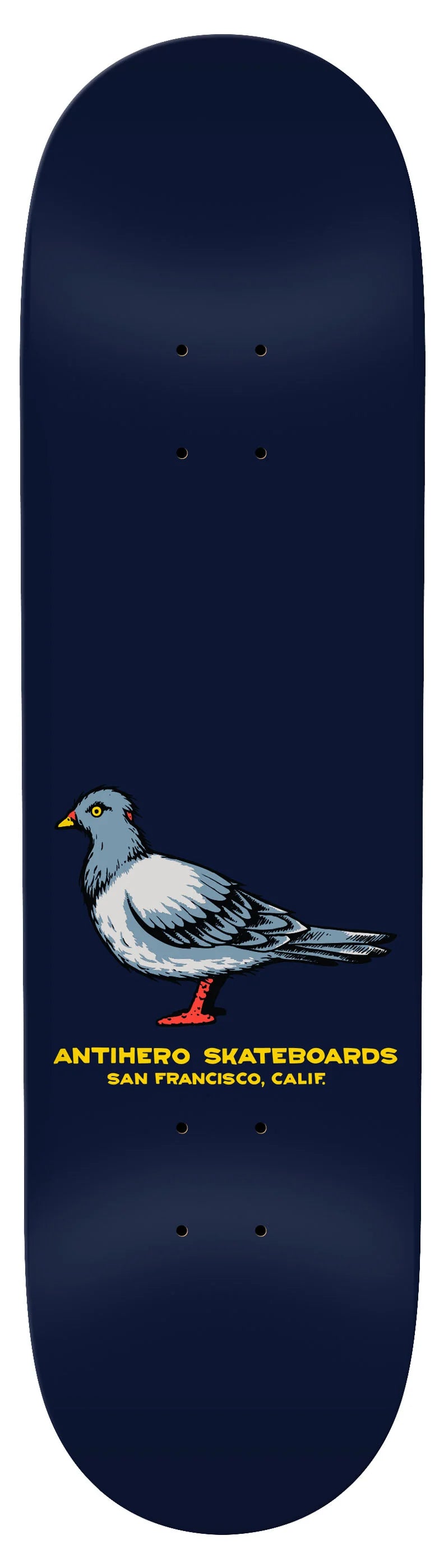 Anti Hero Team Pigeon Skateboard Deck - Premium Quality Skateboard for Street & Park Riding - Perfect for Skaters, Beginners & Collectors